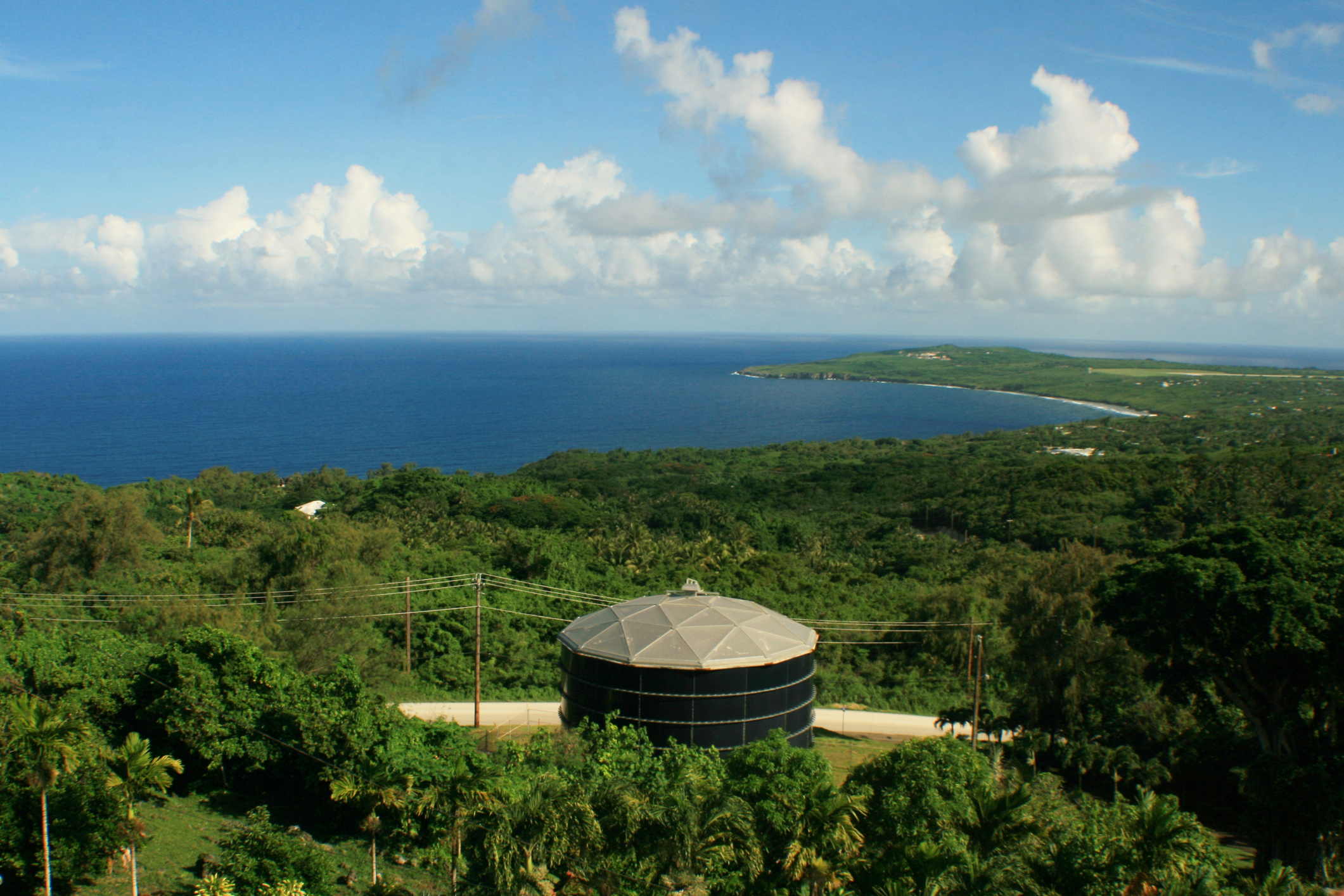 An image of the shoreline in Commonwealth of the Northern Mariana Islands