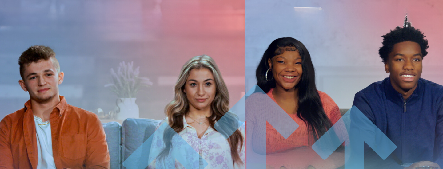 A collage of two couples from Season 6 of TLC's Unexpected.