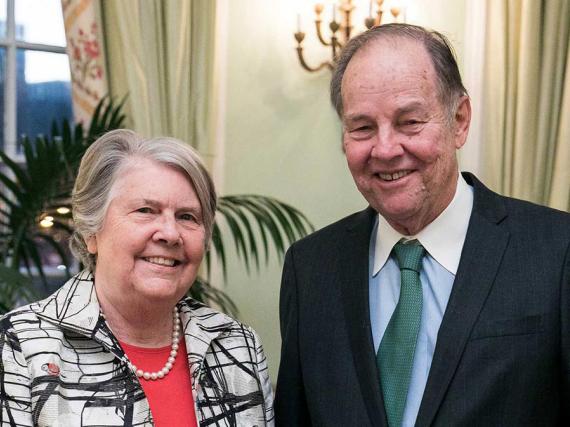 Dr. Belle Sawhill and Governor Tom Kean